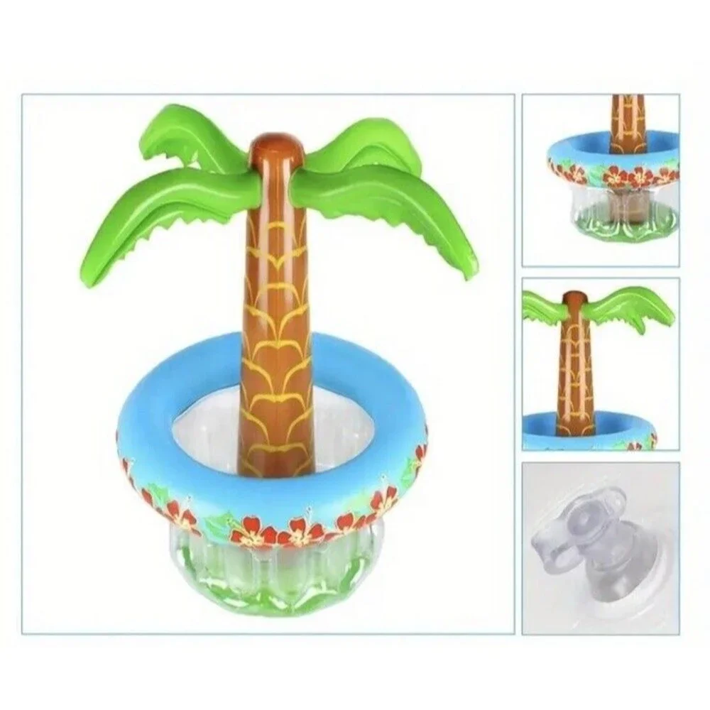 Tropical Hawaiian Party Decoration Set Inflatable Floats Drink Markers Beverage